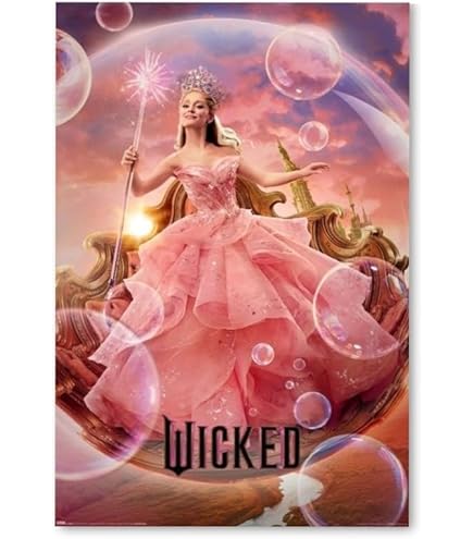 Amazon.co.jp: 映画ポスター ウィキッド ふたりの魔女 Wicked 24×36